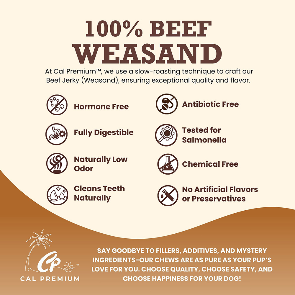 Beef Jerky (Weasand) 2-3" 5-6 ct - Image 3