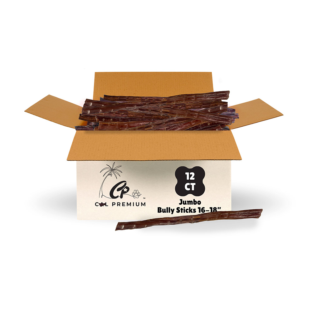Jumbo Bully Sticks 17-18" 12 ct