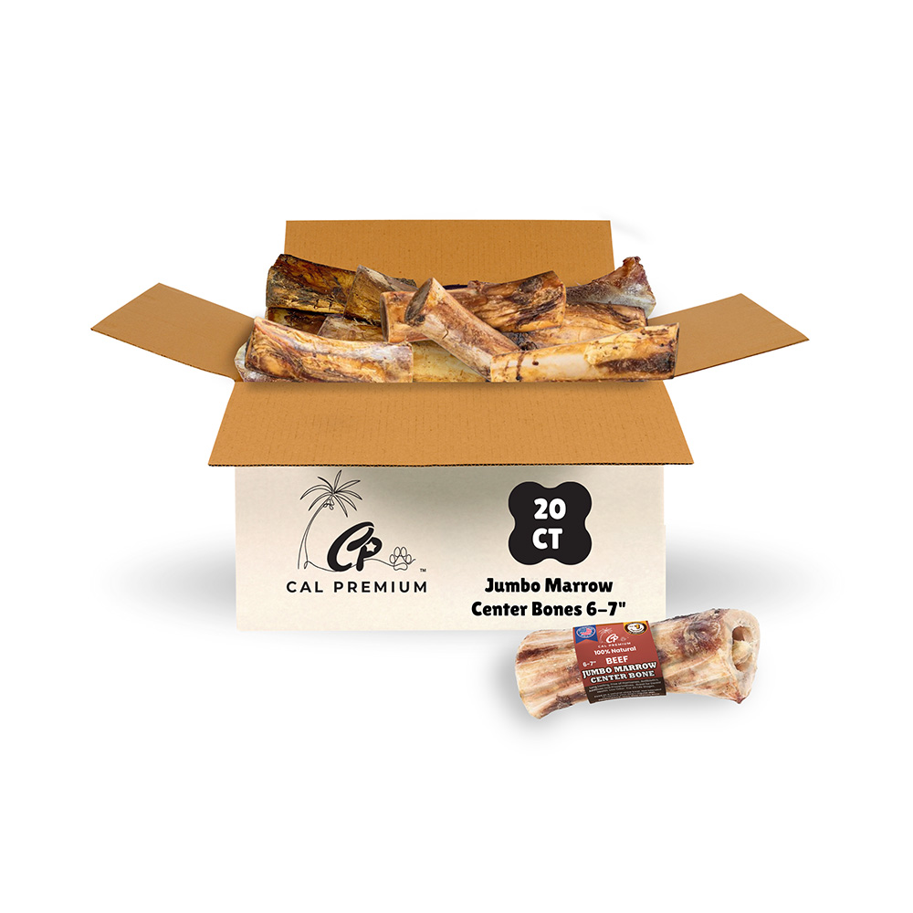Jumbo Marrow Center Bones 6-7" 20 ct