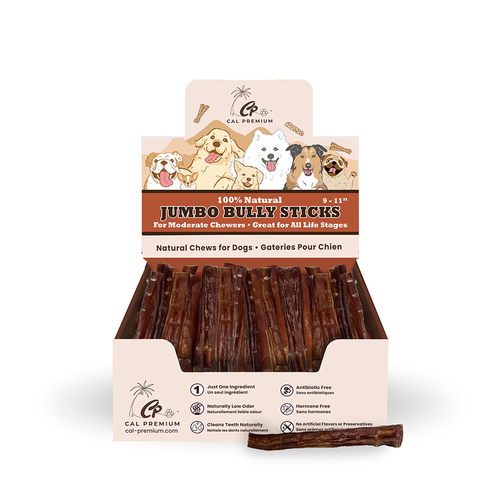 Jumbo Bully Sticks 9-11" 25 ct